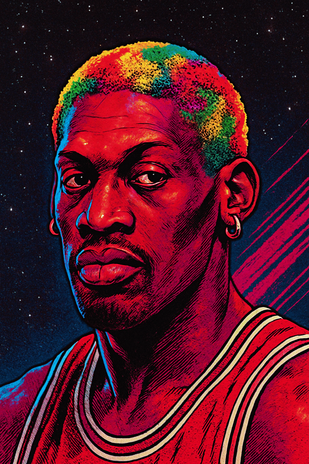Dennis Rodman Hair