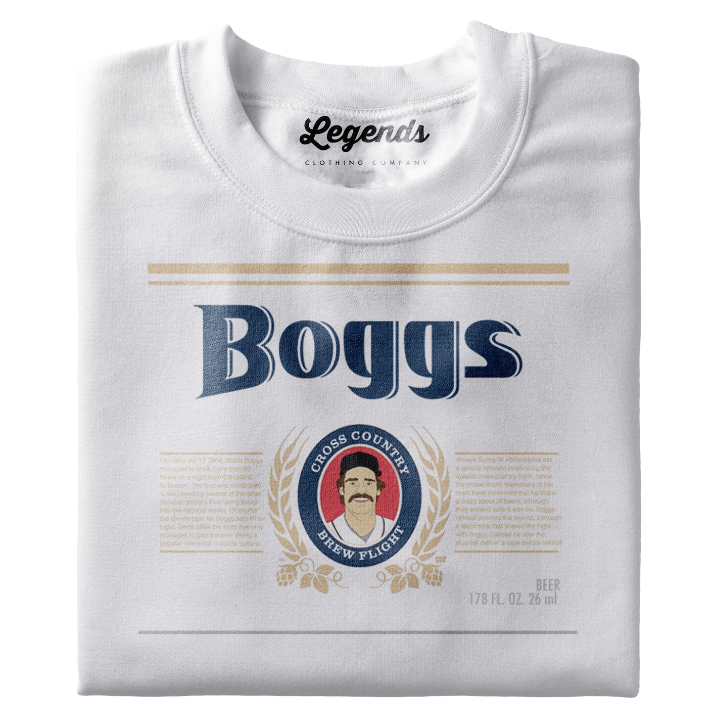 Legends Boggs Beer T-Shirt