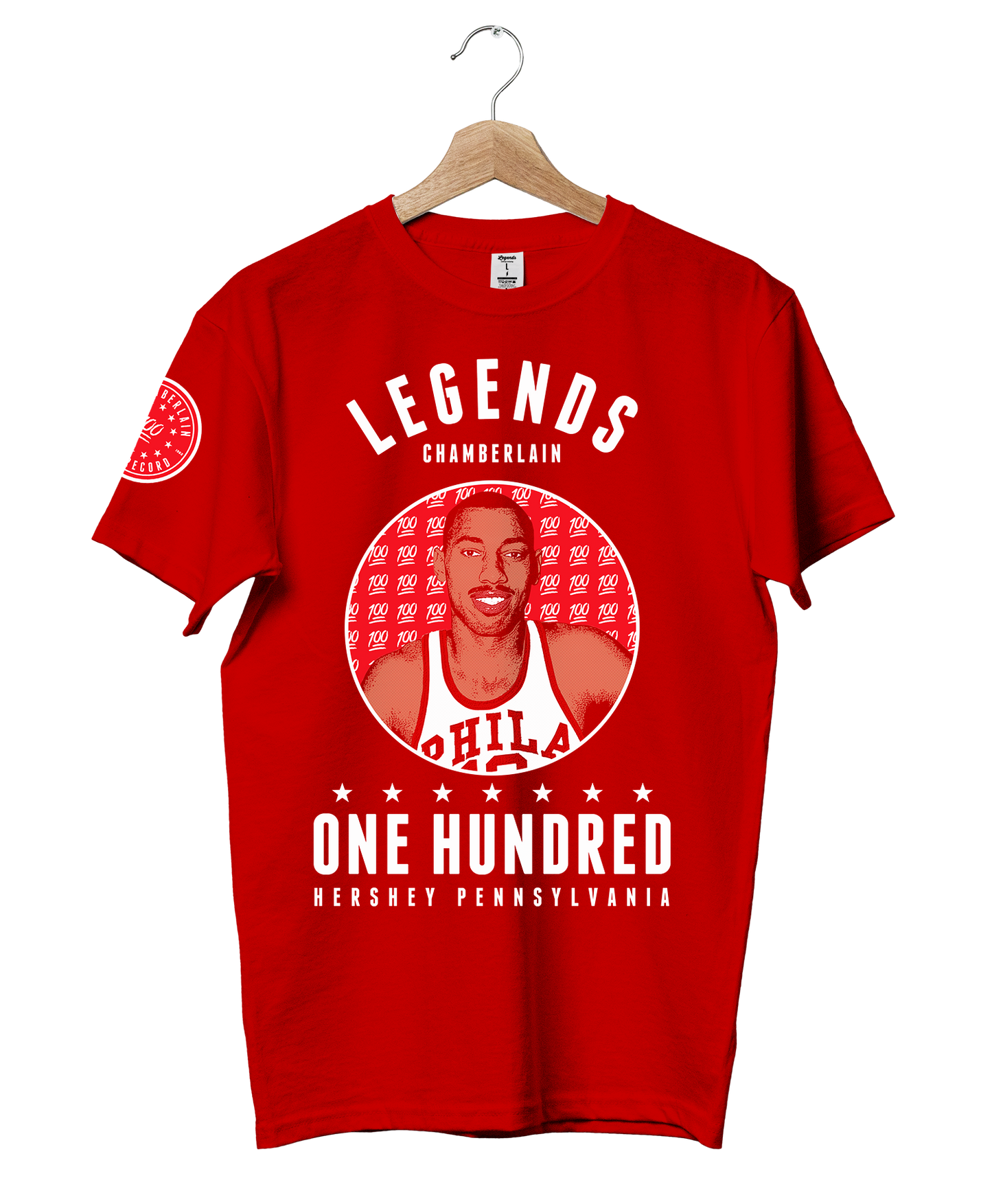 Wilt Chamberlain 100 T-Shirt