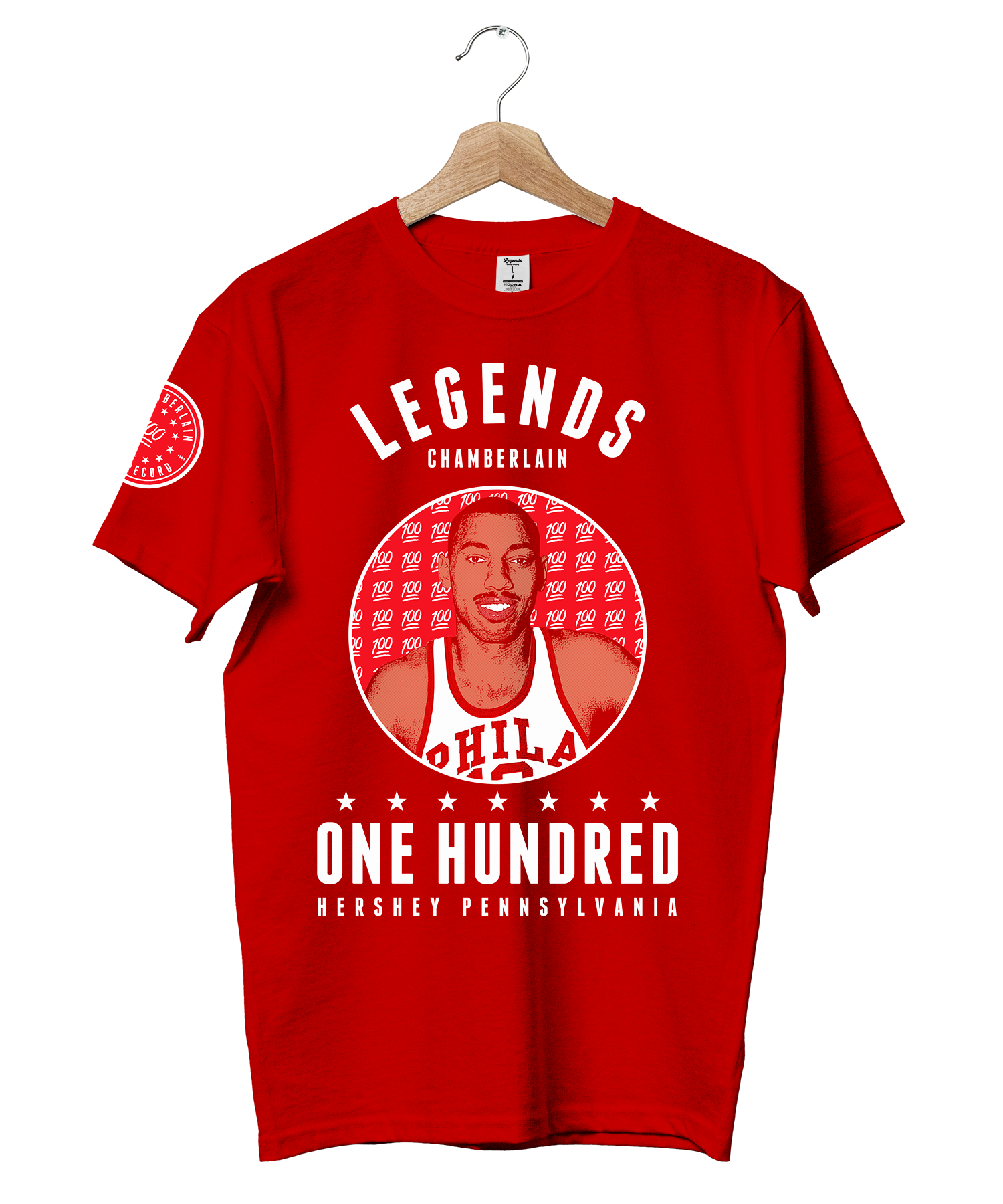 Wilt Chamberlain 100 T-Shirt