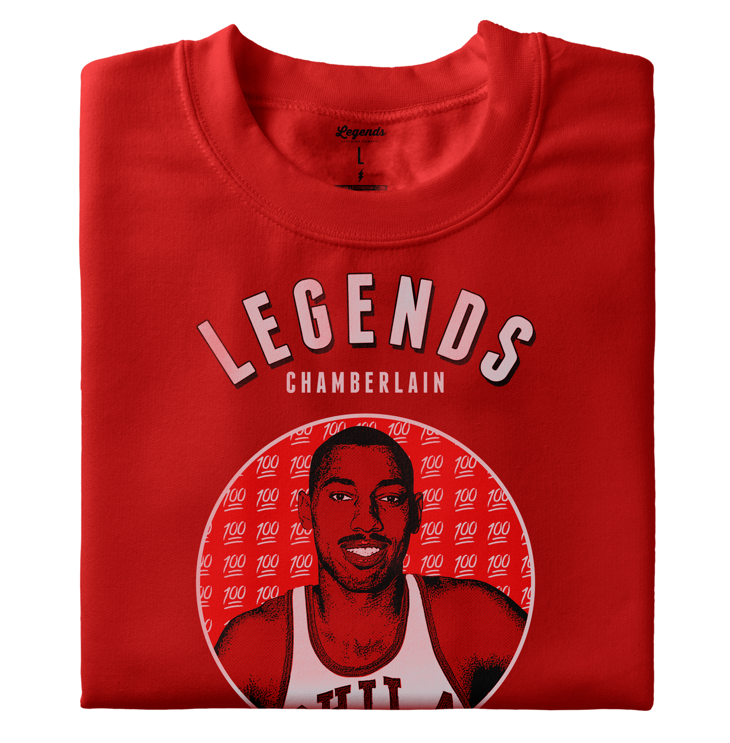 Legends Wilt Chamberlain 100 T-Shirt
